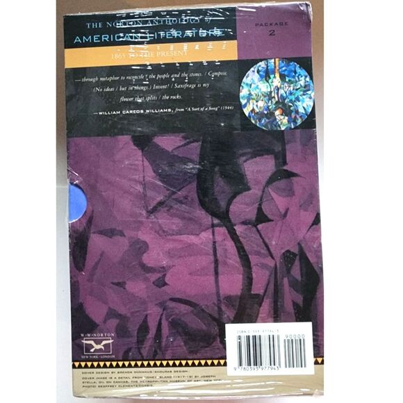 NIB Vintage The Norton Anthology of American Literature 1865 to Present Books - Picture 3 of 9